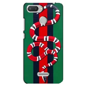 Чохли  GUCCI для Сяомі Редмі 6 (AlphaPrint) (Gucci змія)