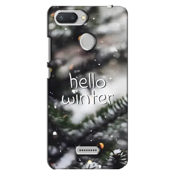 Чехол с принтом «Hello winter» для Xiaomi Redmi 6