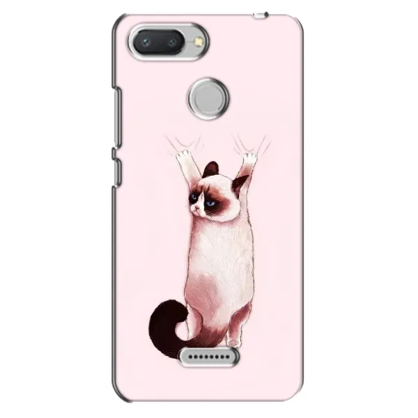 Чехол с принтом «Котик падает» для Xiaomi Redmi 6