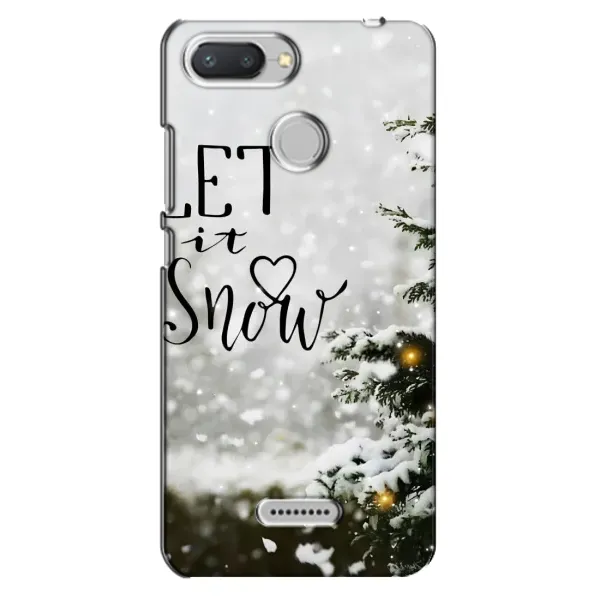 Чехол с принтом «Let it snow» для Xiaomi Redmi 6