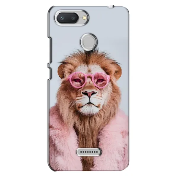 Чехол с принтом «Лев в очках» для Xiaomi Redmi 6 Чехол с принтом «Лев в очках» для Xiaomi Redmi 6