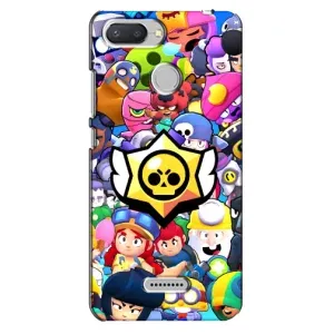 Чехол с принтом «Лого Brawl Stars» для Xiaomi Redmi 6