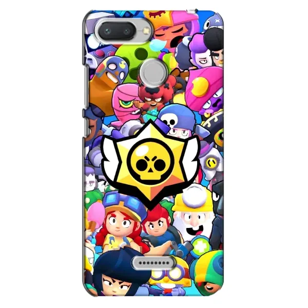 Чехол с принтом «Лого Brawl Stars» для Xiaomi Redmi 6 Чехол с принтом «Лого Brawl Stars» для Xiaomi Redmi 6