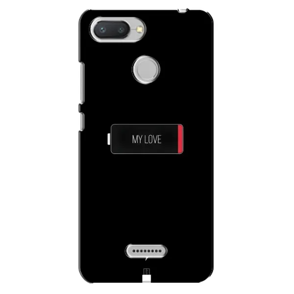 Чехол с принтом «Love battery» для Xiaomi Redmi 6