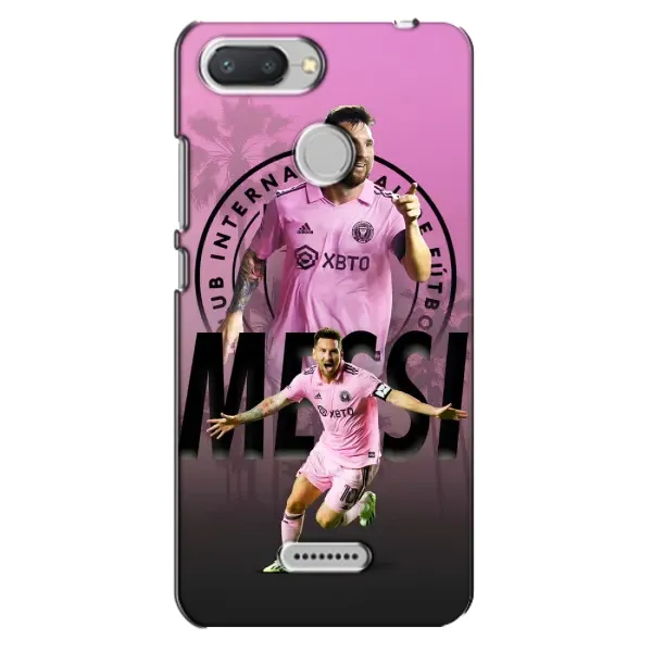 Чехол с принтом «Messi Miami» для Xiaomi Redmi 6