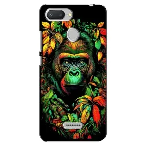 Чохол з Мавпами Xiaomi Redmi 6 - (AlphaPrint) (Мавпа в квітах)