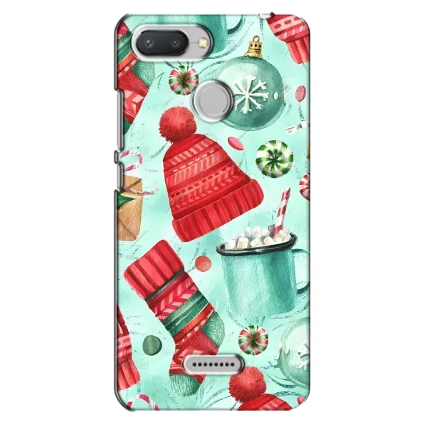 Чехол с принтом «Одежда НГ» для Xiaomi Redmi 6 Чехол с принтом «Одежда НГ» для Xiaomi Redmi 6