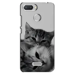 Чохол з принтом «Пара котів» для Xiaomi Redmi 6