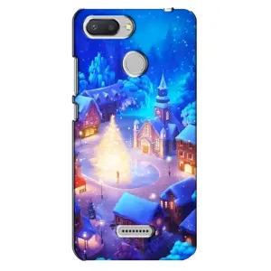 Різдвяні Чохли для Xiaomi Redmi 6 (VPrint) (Різдвяне місто)