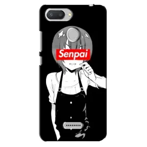 Чехол с принтом «Senpai» для Xiaomi Redmi 6