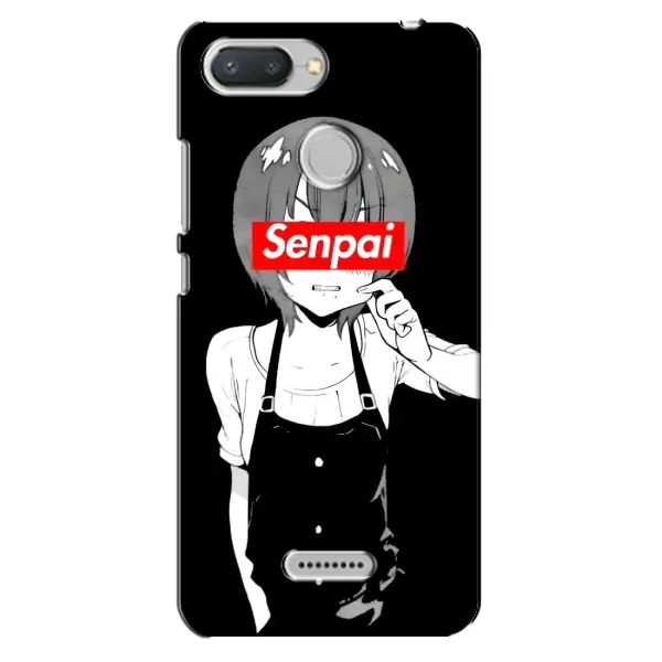 Чехол с принтом «Senpai» для Xiaomi Redmi 6 Чехол с принтом «Senpai» для Xiaomi Redmi 6