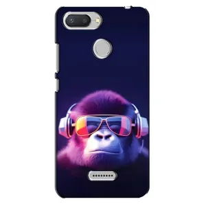 Чохол з Мавпами Xiaomi Redmi 6 - (AlphaPrint) (Стильна мавпа)