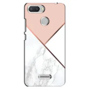 Мраморный чехол на Xiaomi Redmi 6 (VPrint) (Тройной мрамор)