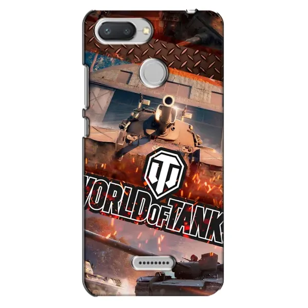 Чехол с принтом «World of Tanks» для Xiaomi Redmi 6 Чехол с принтом «World of Tanks» для Xiaomi Redmi 6