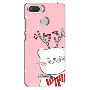 Чехол с принтом «Зимний кот» для Xiaomi Redmi 6