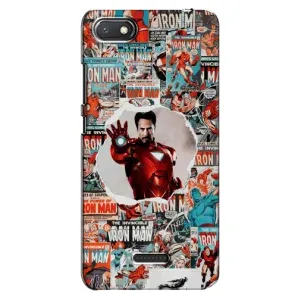 Чохли з героями Марвел Xiaomi Redmi 6A (VPrint) (Айронмен)