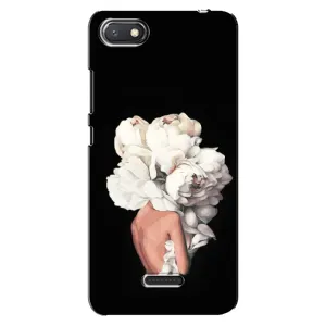 Чехлы (ART) Цветы на Xiaomi Redmi 6A (VPrint) (Білі квіти)