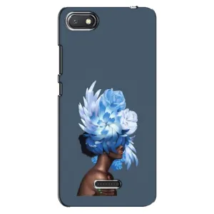 Чехлы (ART) Цветы на Xiaomi Redmi 6A (VPrint) (Квіти на голові)