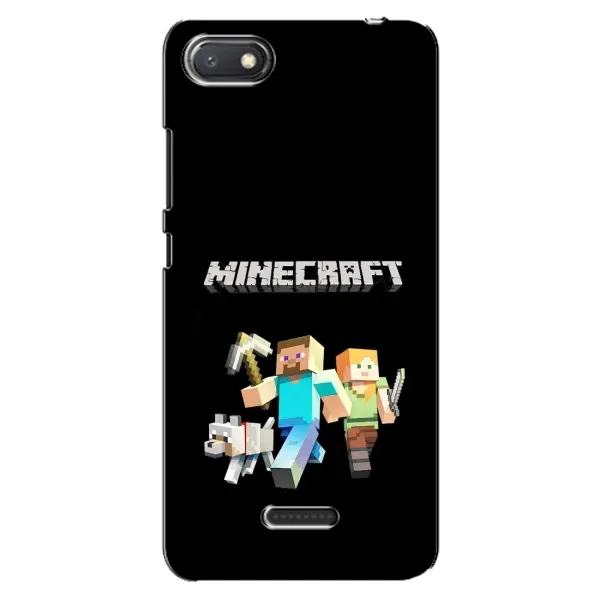 Чохол з принтом «герої Minecraft» для Xiaomi Redmi 6A