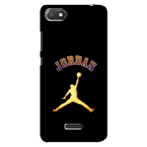 Чехлы для Xiaomi Redmi 6A - с картинкой JORDAN (AlphaPrint) (Jordan Gold)