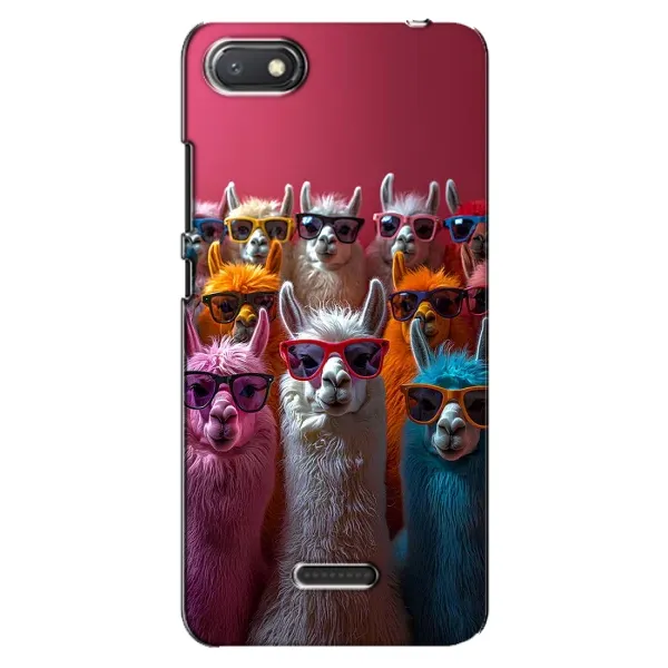Чехол с принтом «Ламы в очках» для Xiaomi Redmi 6A