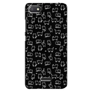 Чохол з принтом для Xiaomi Redmi 6A (AlphaPrint) Модні коти (Маленькі котики)
