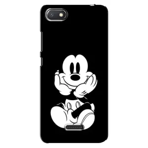 Міккі Маус чохол для Xiaomi Redmi 6A (AlphaPrint - Мультяшні) (Маус на чорному)