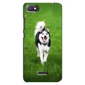 Чохол з Хаскі Xiaomi Redmi 6A - (AlphaPrint) (Радісний Хаскі)