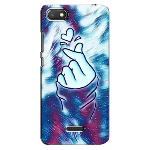 Чохол з принтом для Xiaomi Redmi 6A (AlphaPrint - Знак сердечка) (Радужне серце)