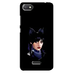Чохли Венсдей на Xiaomi Redmi 6A Уенсдей (AlphaPrint) (серйозна Венздей)