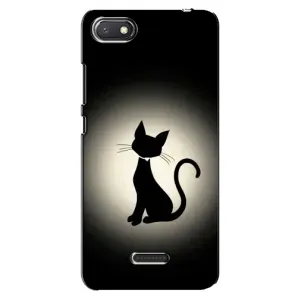 Чохол з принтом для Xiaomi Redmi 6A (AlphaPrint) Модні коти (Силует котика)