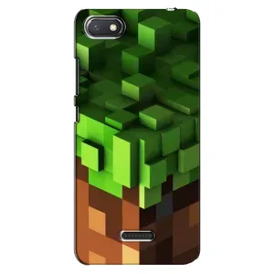 Чехол Майнкрафт на Xiaomi Redmi 6A (AlphaPrint) Minecraft (текстура Майнкрафт)