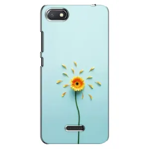 Чохли з квітами для Xiaomi Redmi 6A (VPrint) (Жовта квітка)