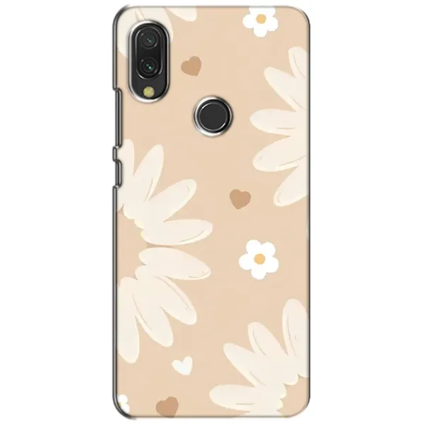 Чохол з принтом «Бежеві квіти» для Xiaomi Redmi 7 Чохол з принтом «Бежеві квіти» для Xiaomi Redmi 7