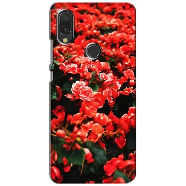 Чехол с принтом «Цветы красные» для Xiaomi Redmi 7 Чехол с принтом «Цветы красные» для Xiaomi Redmi 7