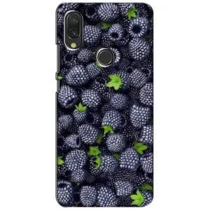 Чехлы с Фруктами для Xiaomi Redmi 7 (VPrint) (Ежевика)