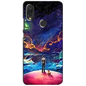 Космические Чехлы для Редми 7 (VPrint) (Галактический вид)