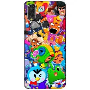 Чехол для Xiaomi Redmi 7 Бравл Старс (VPrint) (герои Бравл Старс)