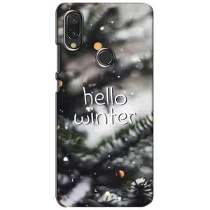 Новогодние, Праздничные Чехлы для Xiaomi Redmi 7 - 2024 год (Hello winter)