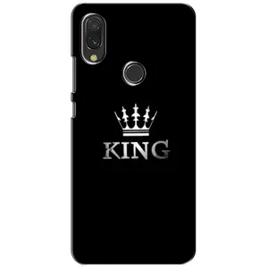 Чехол с Короной Редми 7 - (AlphaPrint) (KING)