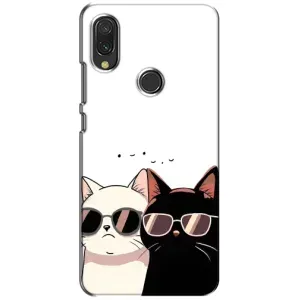 Чохол з малюнком кіт на Xiaomi Redmi 7 (Коти в окулярах)