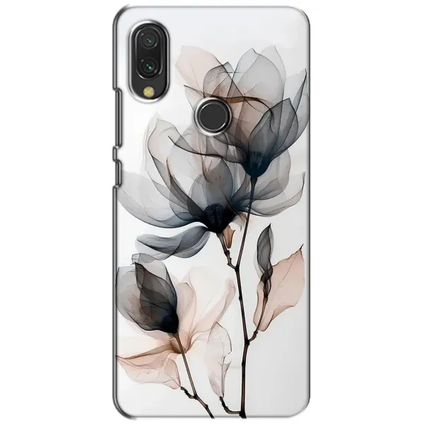 Чохол з принтом «Квіти на білому» для Xiaomi Redmi 7 Чохол з принтом «Квіти на білому» для Xiaomi Redmi 7