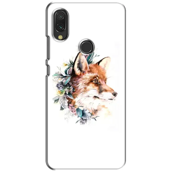 Чехол с принтом «Лисичка в цветочках» для Xiaomi Redmi 7