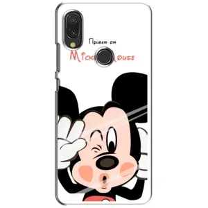 Эксклюзивный чехол для Xiaomi Redmi 7 (AlphaPrint - Мультяшные) (Маус Микки)
