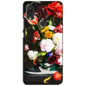Брендновые Чехлы для Xiaomi Redmi 7 - (PREMIUMPrint) (Nike цветы)