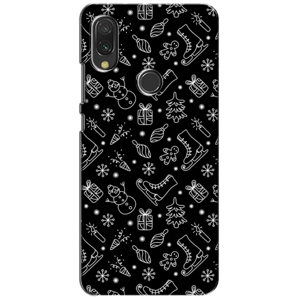 Чехол с принтом «Новогодний фон» для Xiaomi Redmi 7 Чехол с принтом «Новогодний фон» для Xiaomi Redmi 7