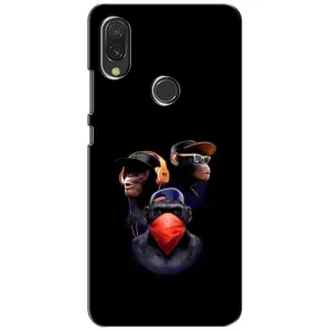 Чехол с Обезьянами Xiaomi Redmi 7 - (AlphaPrint) (Три обезьяны)