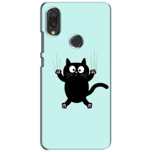 Чехол с принтом для Xiaomi Redmi 7 (AlphaPrint) Модные коты (Падающий кот)