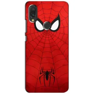 Чехол с человеком пауком для Xiaomi Redmi 7 - (AlphaPrint) (Паук (Марвел))