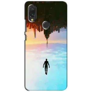 Чехол с человеком пауком для Xiaomi Redmi 7 - (AlphaPrint) (Паук человек)